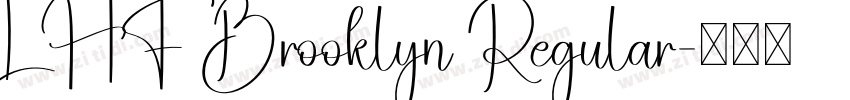 LHF Brooklyn Regular字体转换